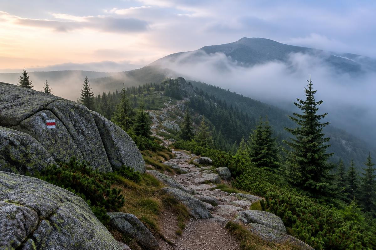Krajobraz górski — Karkonosze